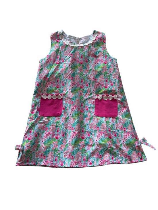 Other - Lilly Inspired Girls’ Dress Sz 10-12 Floral Coastal Preppy
